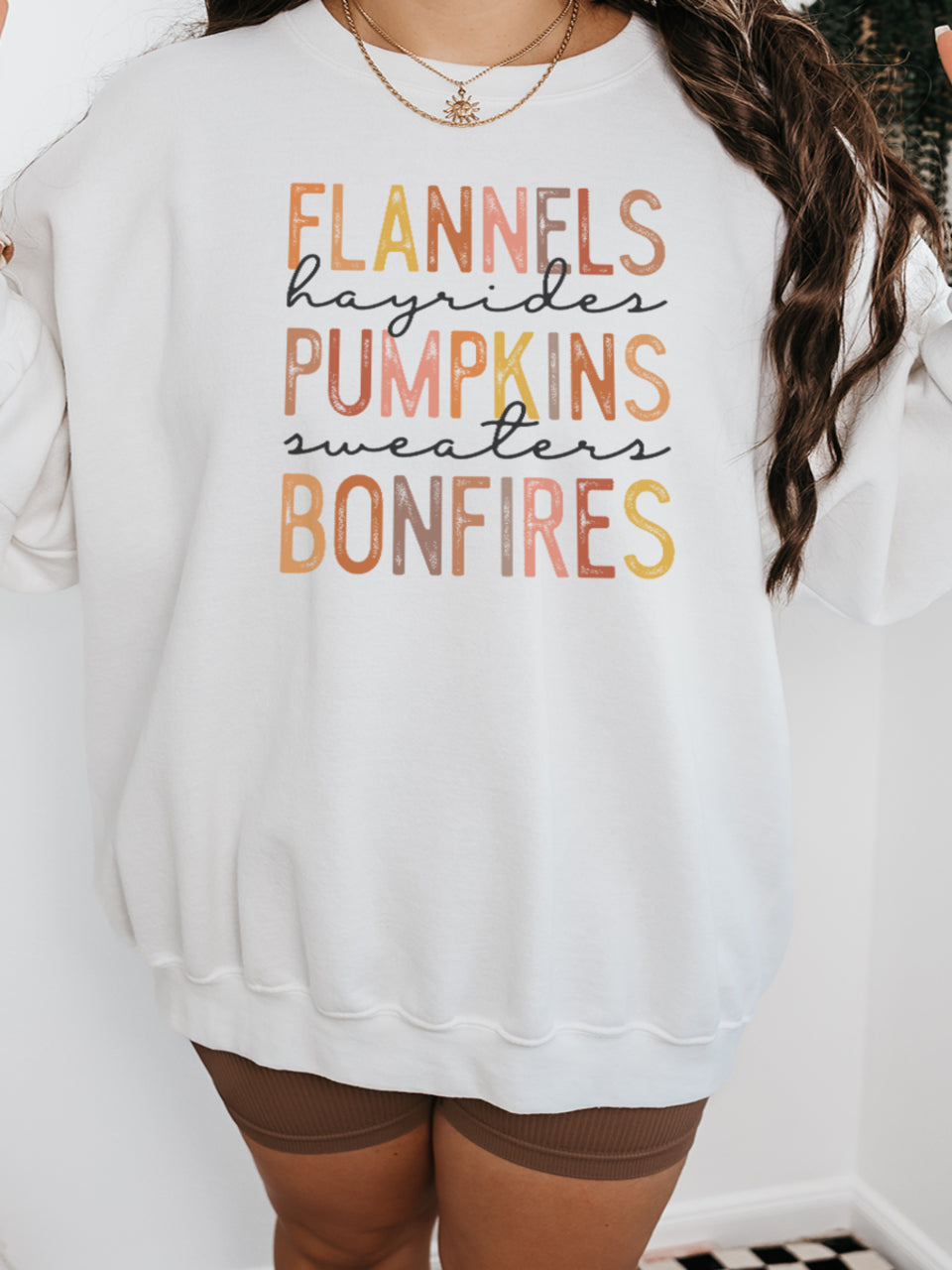 Autumn Vibes Graphic Sweatshirt