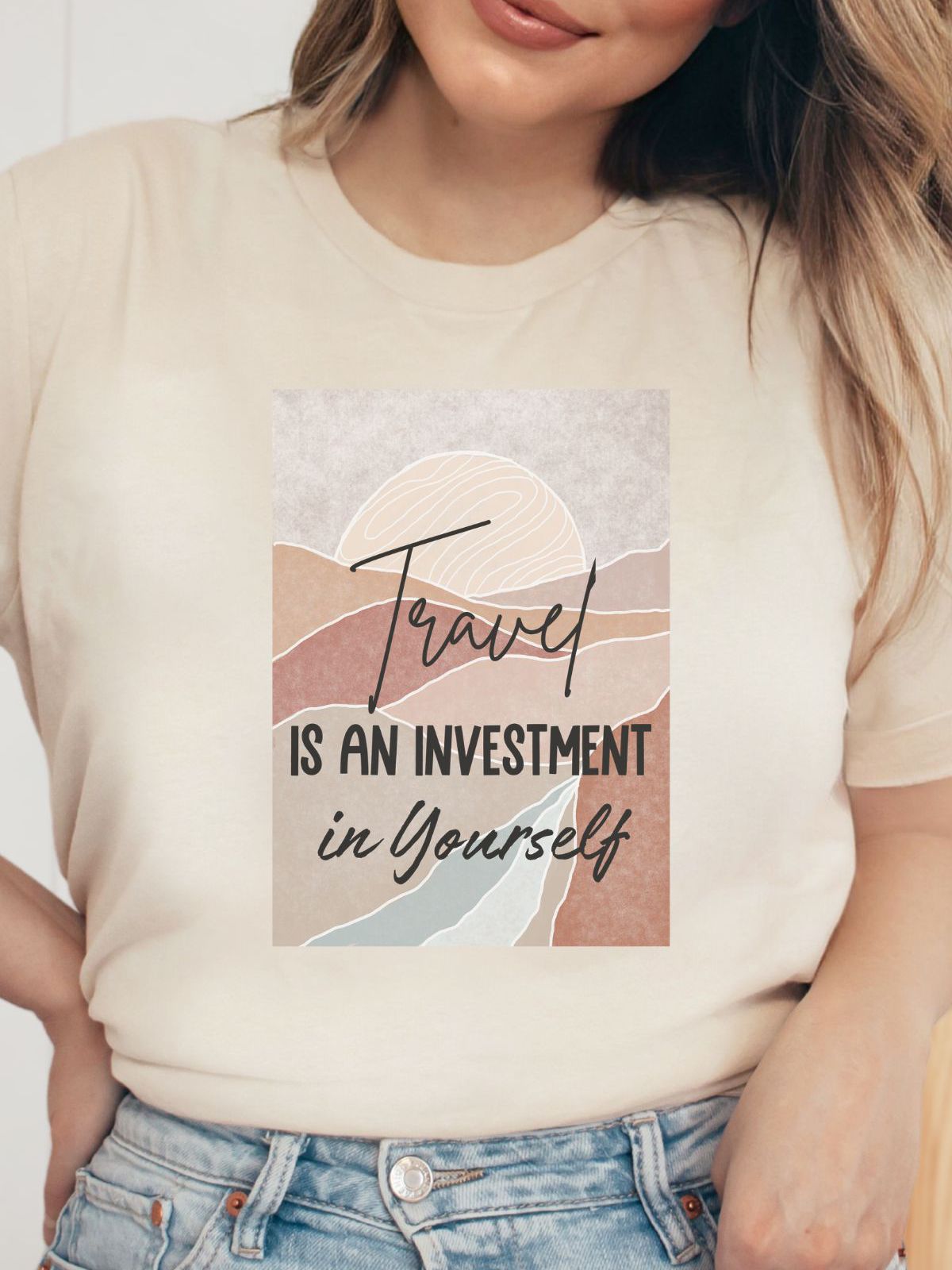 Travel is an investment in yourself t-shirt