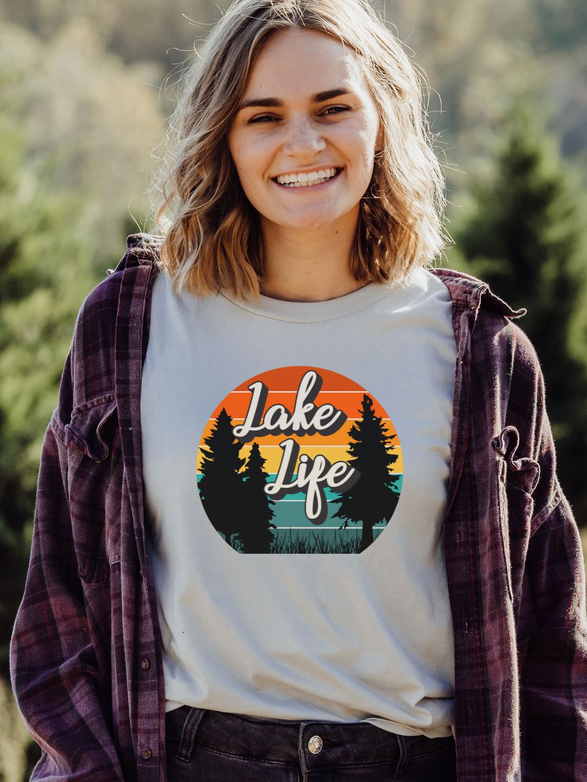 Lake Life Womens Tshirt