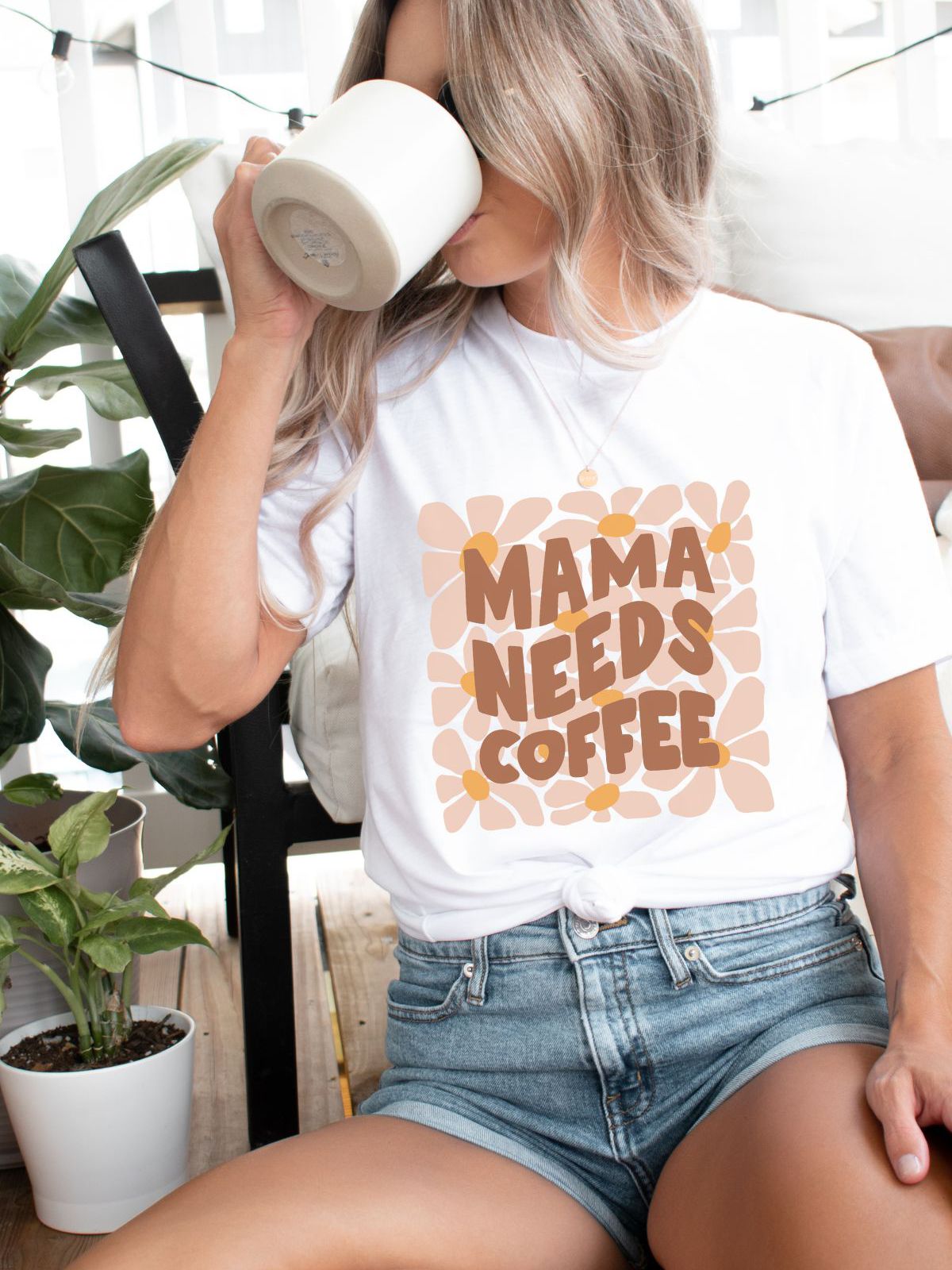 Mama Needs Coffee Graphic Tee
