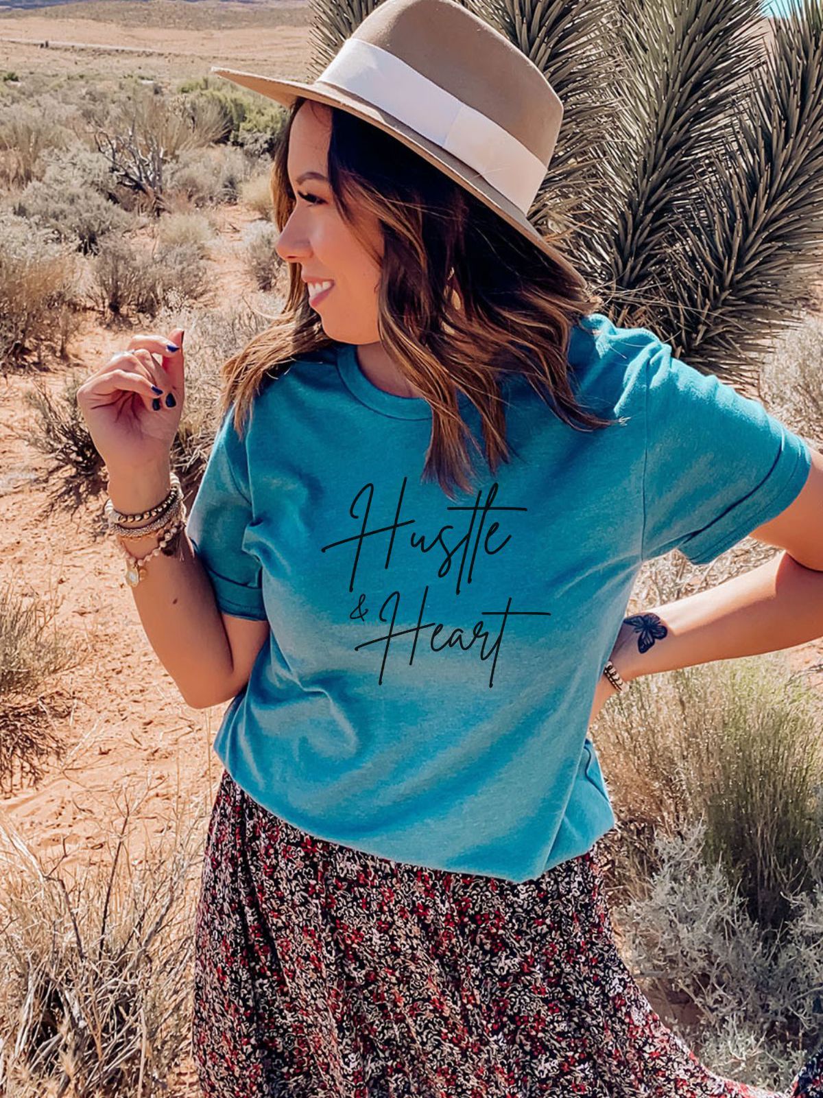 Hustle and Heart Graphic Tee