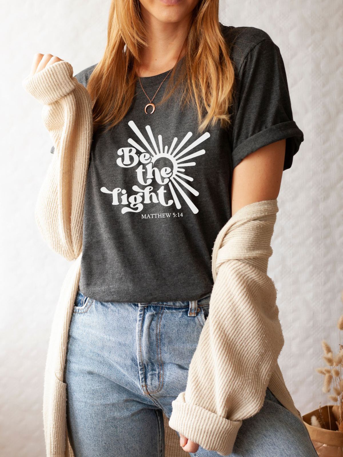 Be the Light womens casual tee