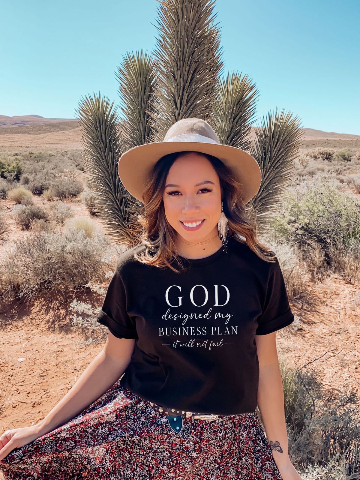 God Designed My Business Plan Graphic Tee