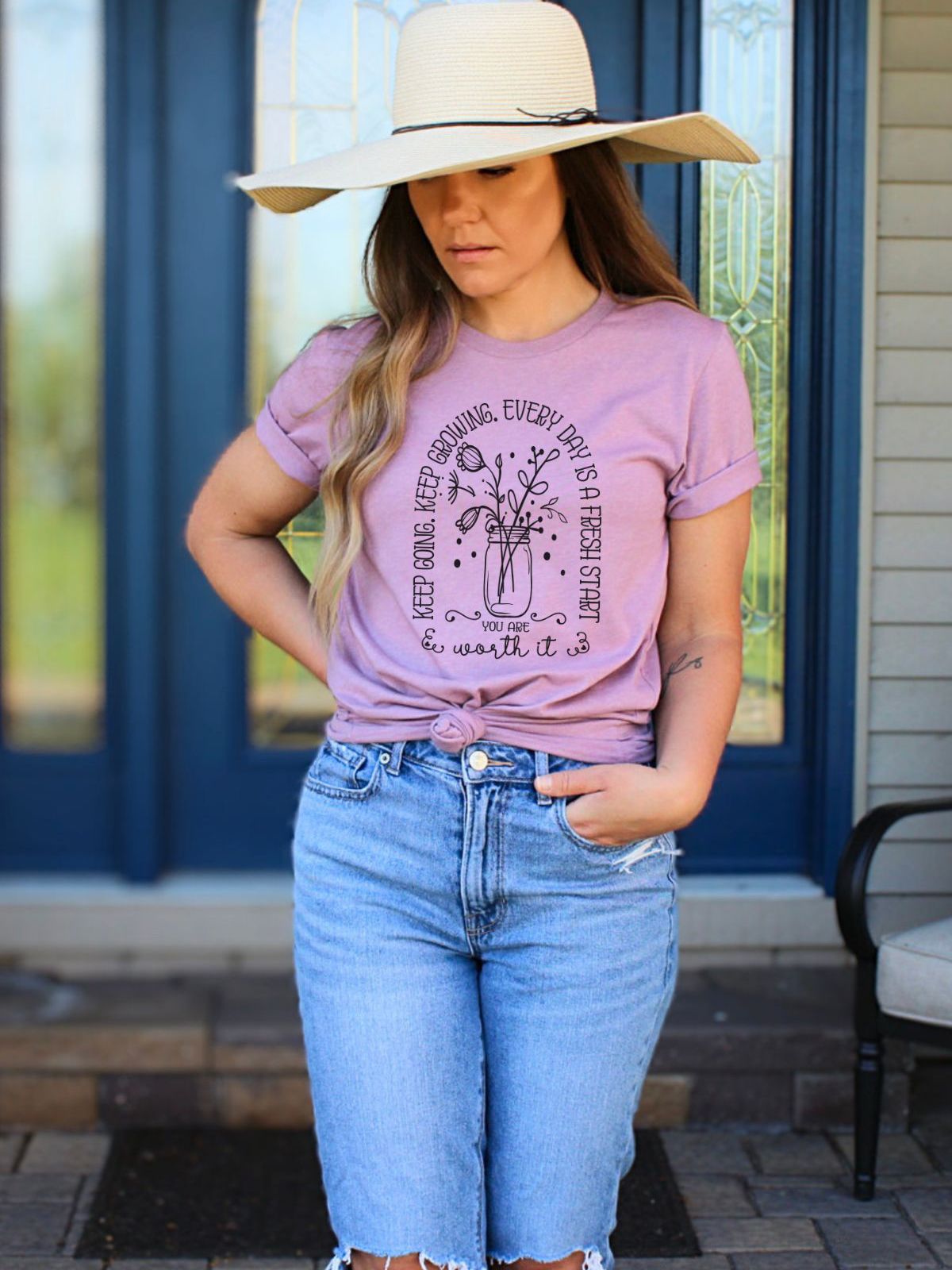 Keep Going Keep Growing Graphic Tee