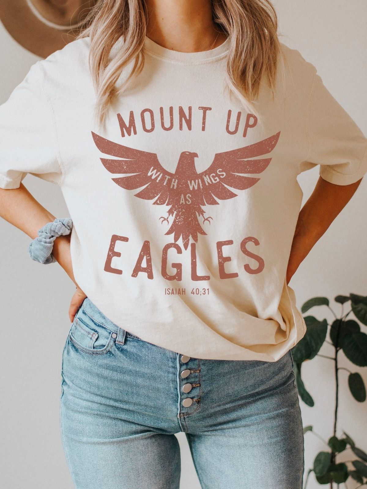 womens eagle graphic t-shirt