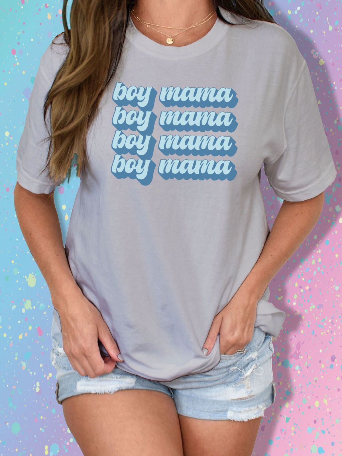 Boy Mama shirt casual women's t-shirt