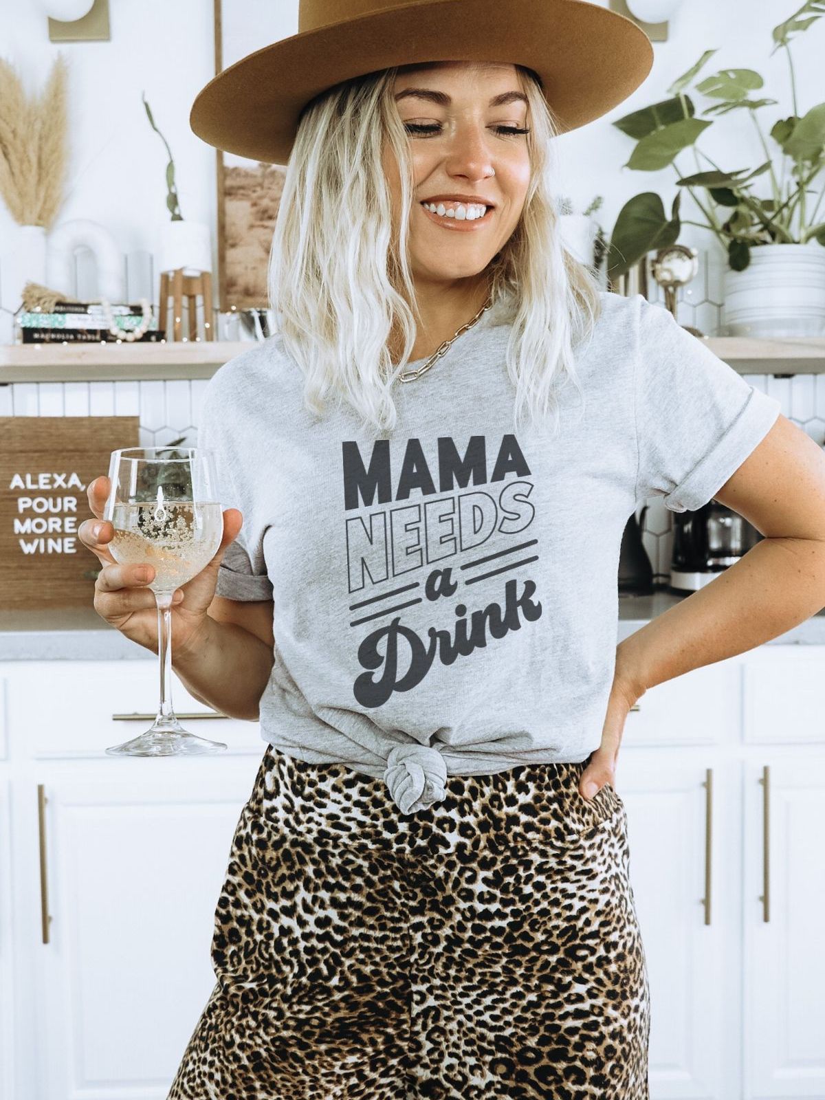 Mama Needs a Drink Graphic Tee