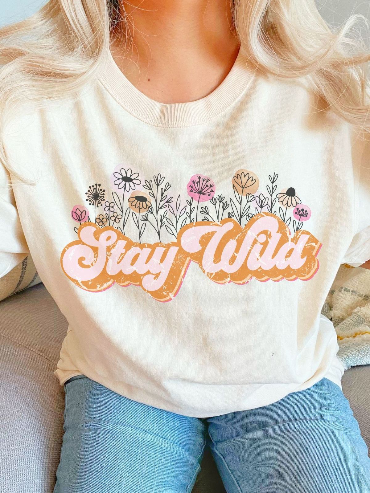 Stay Wild Comfort Colors Graphic Tee