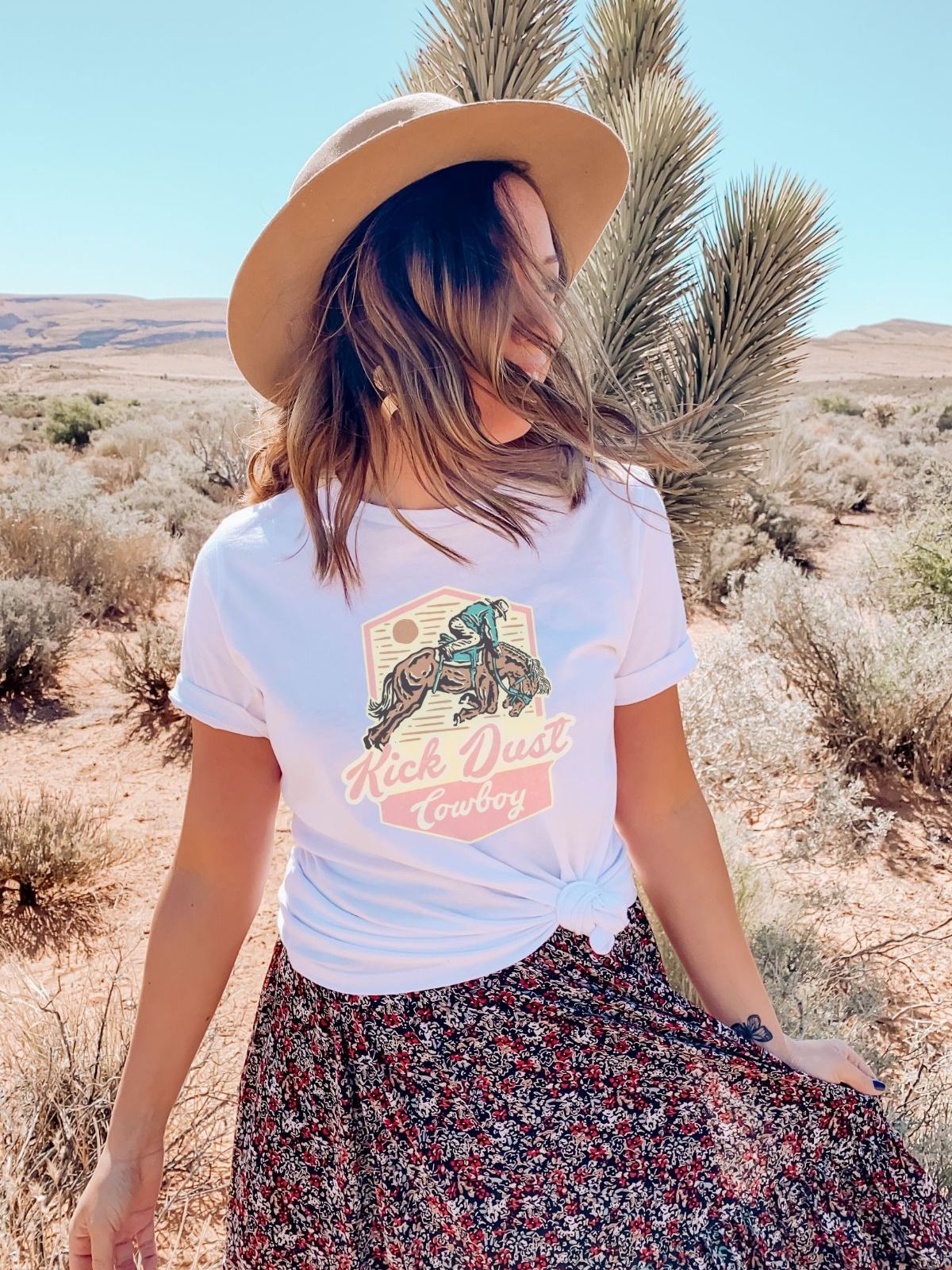 Kick Dust Cowboy Graphic Tee
