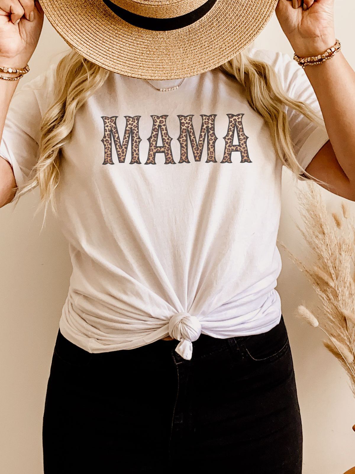 Mama Leopard Graphic Tee