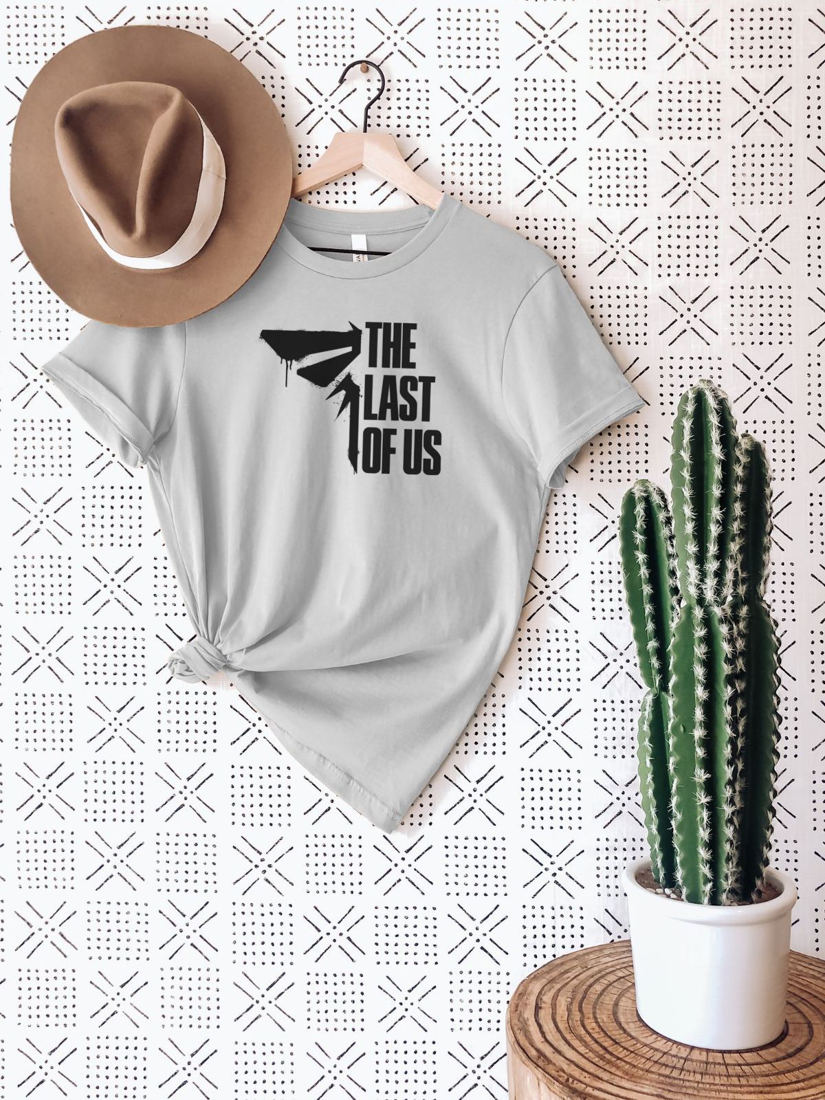 The Last Of Us graphic tee with cactus and hat