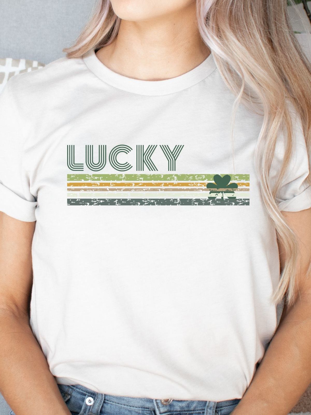 womens St Patrick's Day Lucky t-shirt