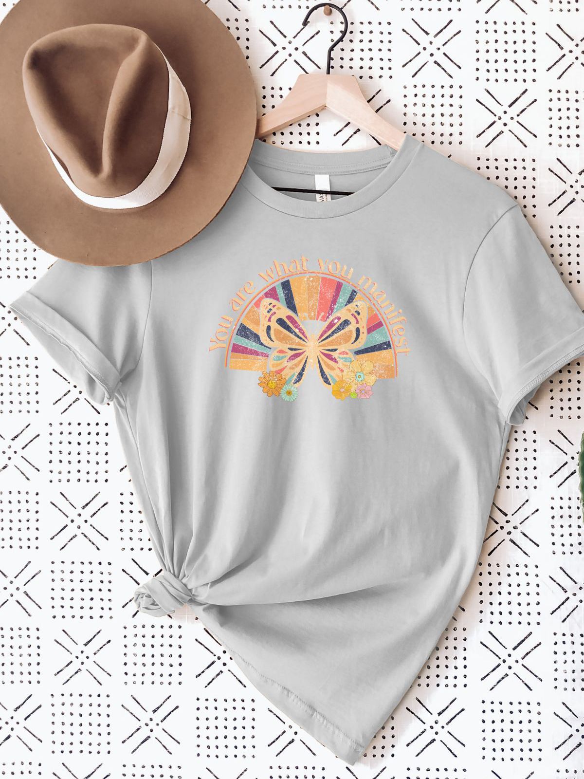 You Are What You Manifest Butterfly Tee