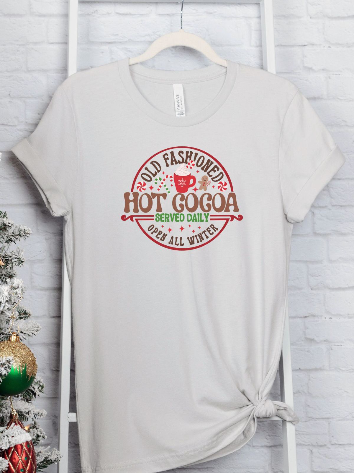 Old Fashioned Hot Cocoa White T-Shirt