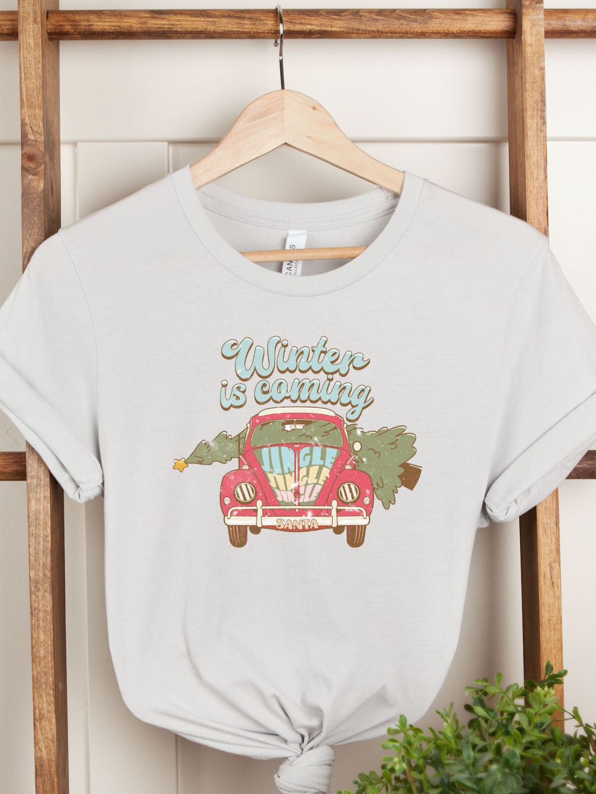 t-shirt with Winter is Coming car design