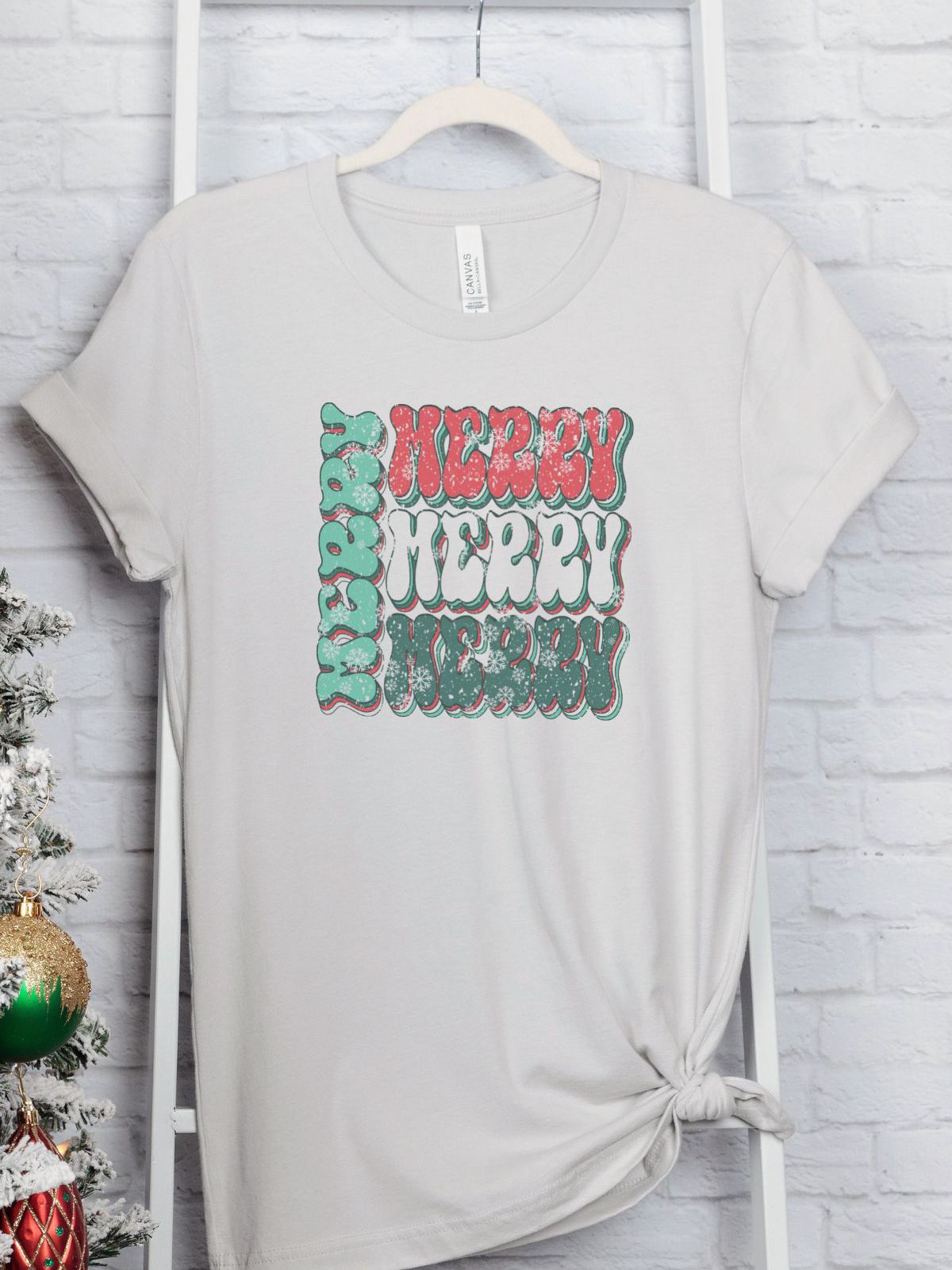 Merry Christmas themed unisex t-shirt