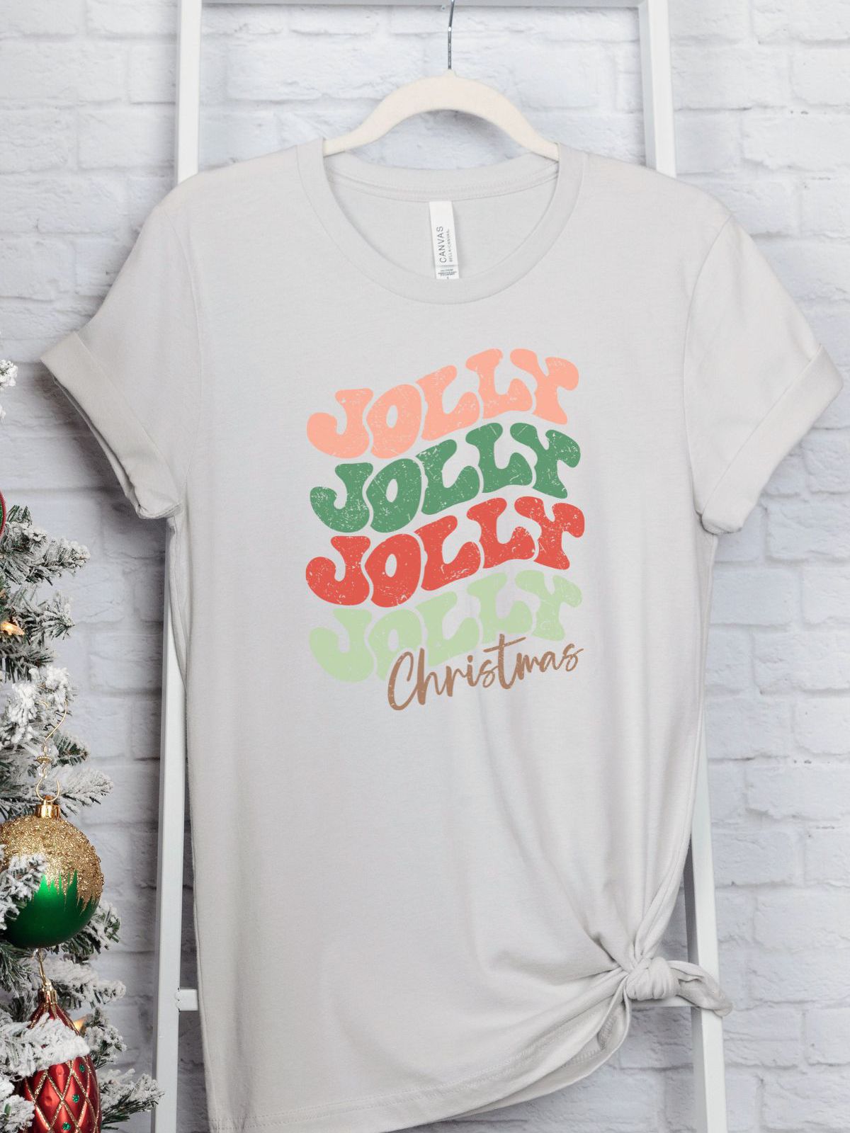 Jolly Christmas t-shirt with festive design