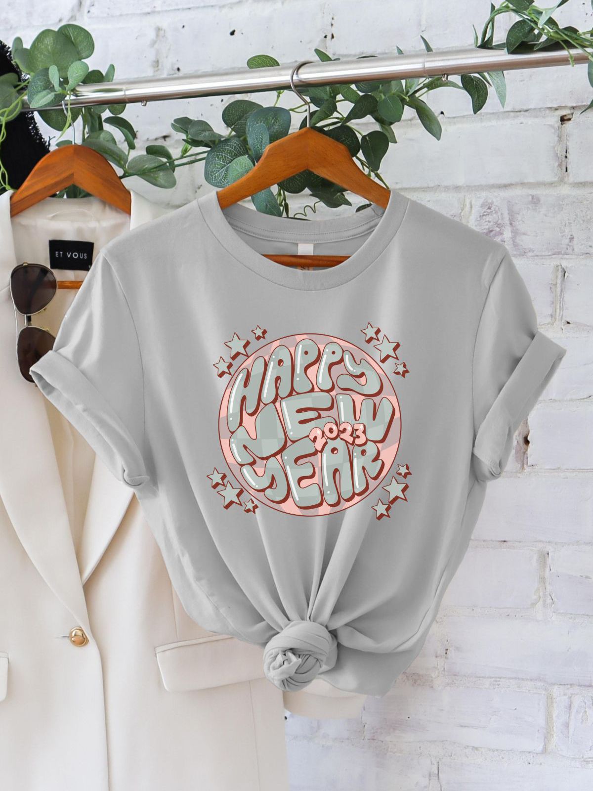 happy new year 2023 women's t-shirt