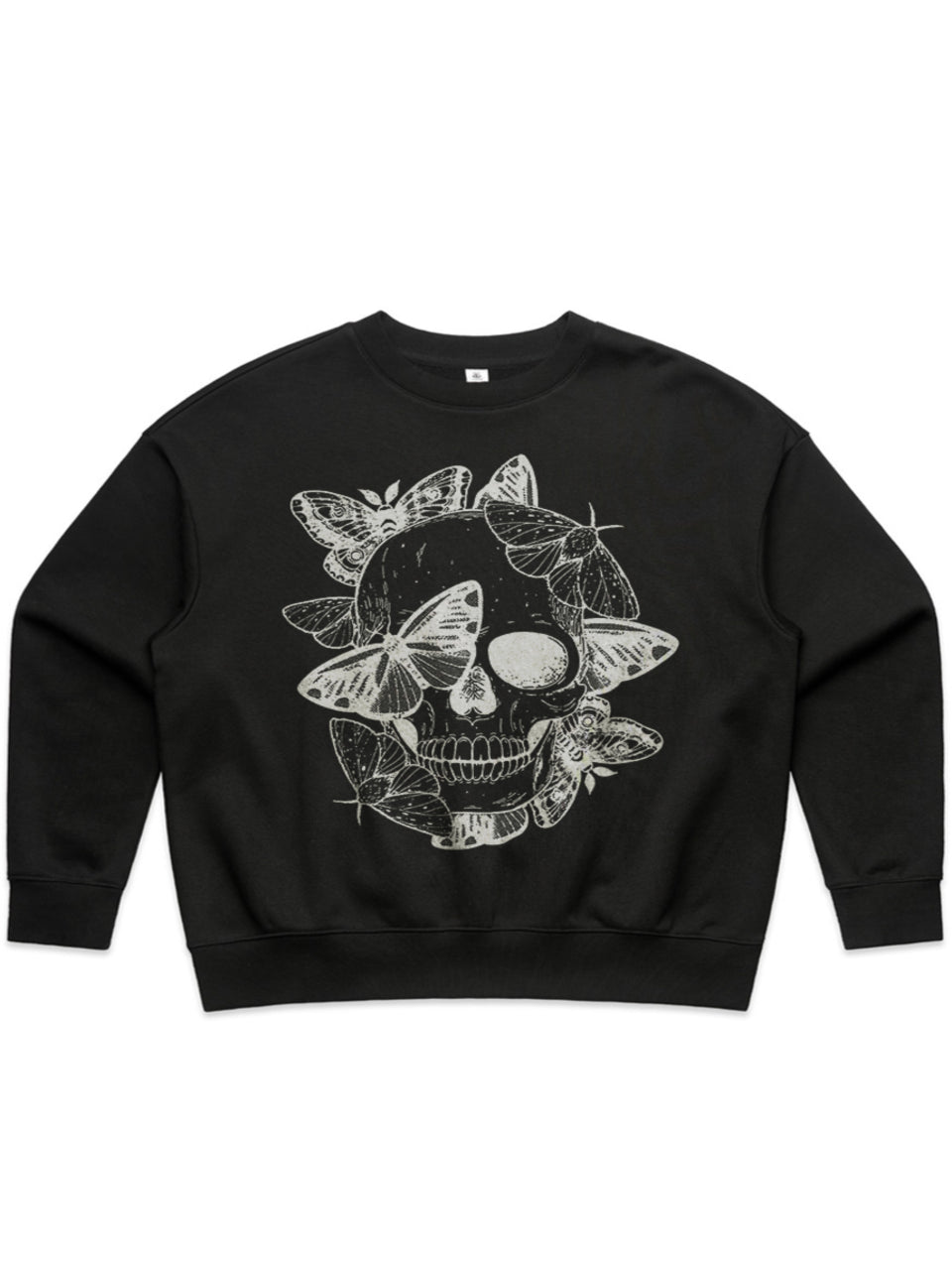 Skull Moth Unisex Sweatshirt Halloween