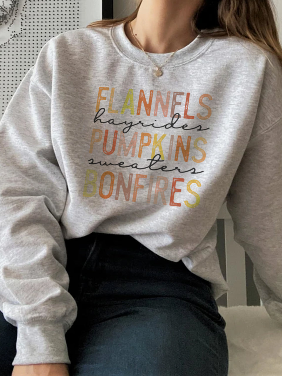 Autumn Vibes Graphic Sweatshirt
