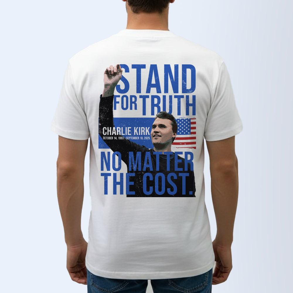 Stand For Truth t-shirt with American flag