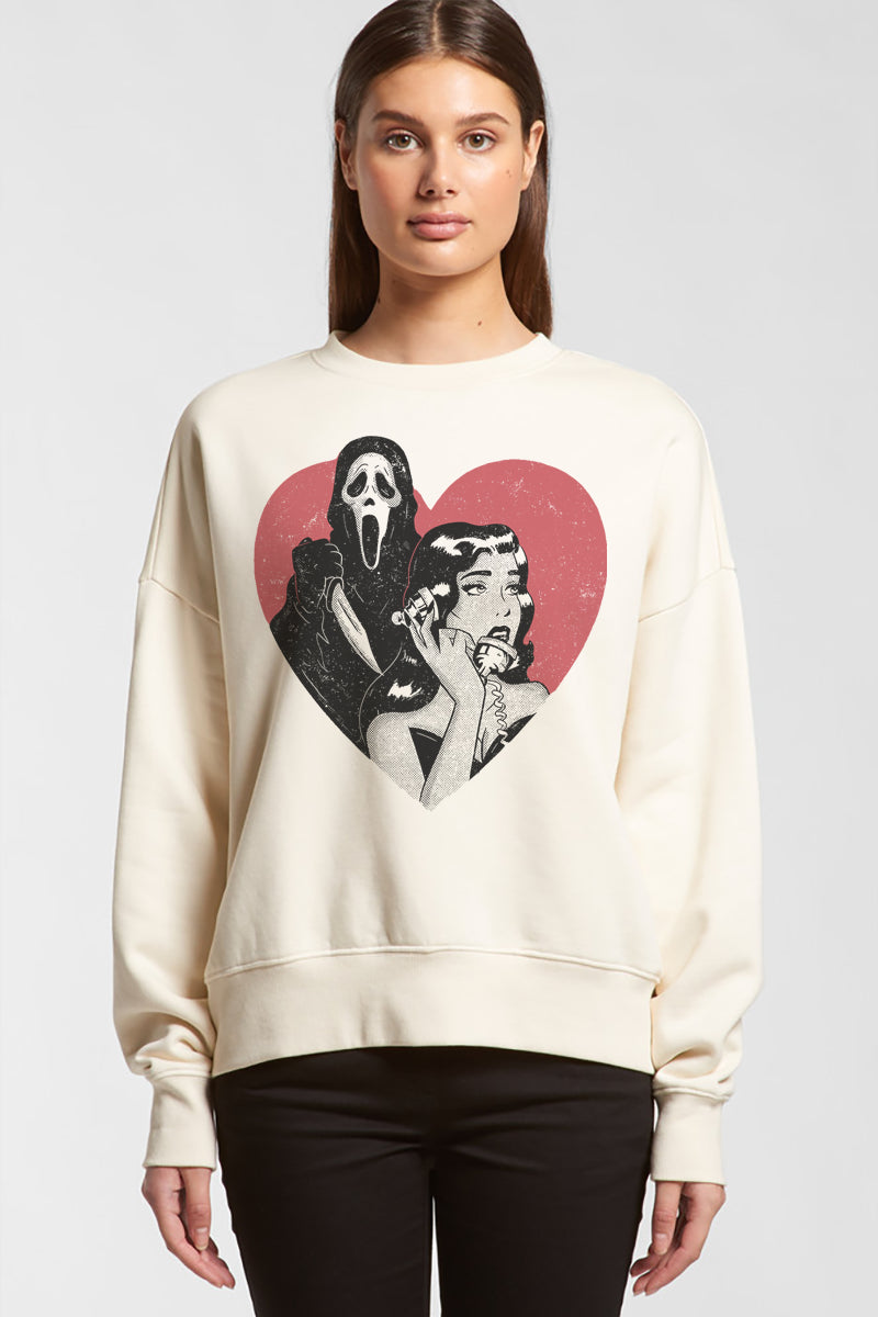 Horror Heart Women's Sweatshirt Halloween