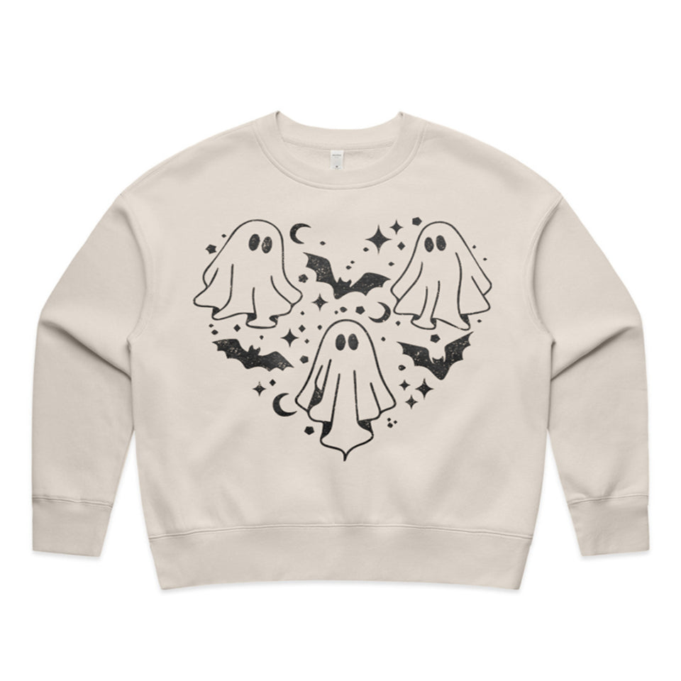 Ghosts Women Sweatshirt Halloween