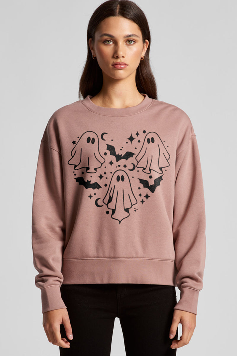 Ghosts Women Sweatshirt Halloween