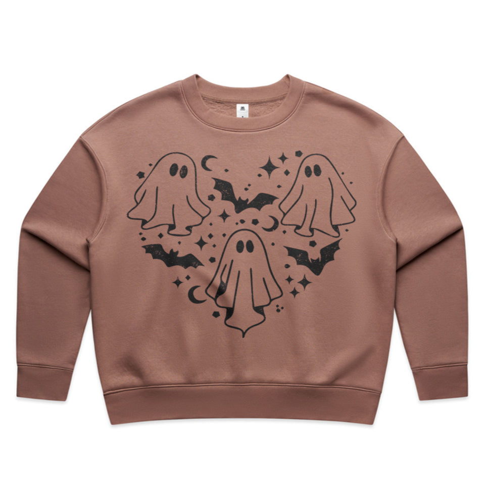 Ghosts Women Sweatshirt Halloween