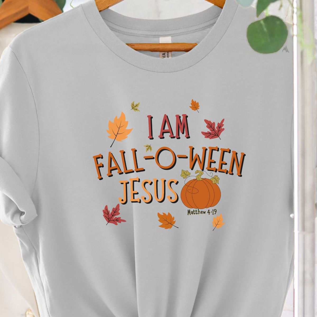 Fall O Ween Jesus Womens Tee Halloween