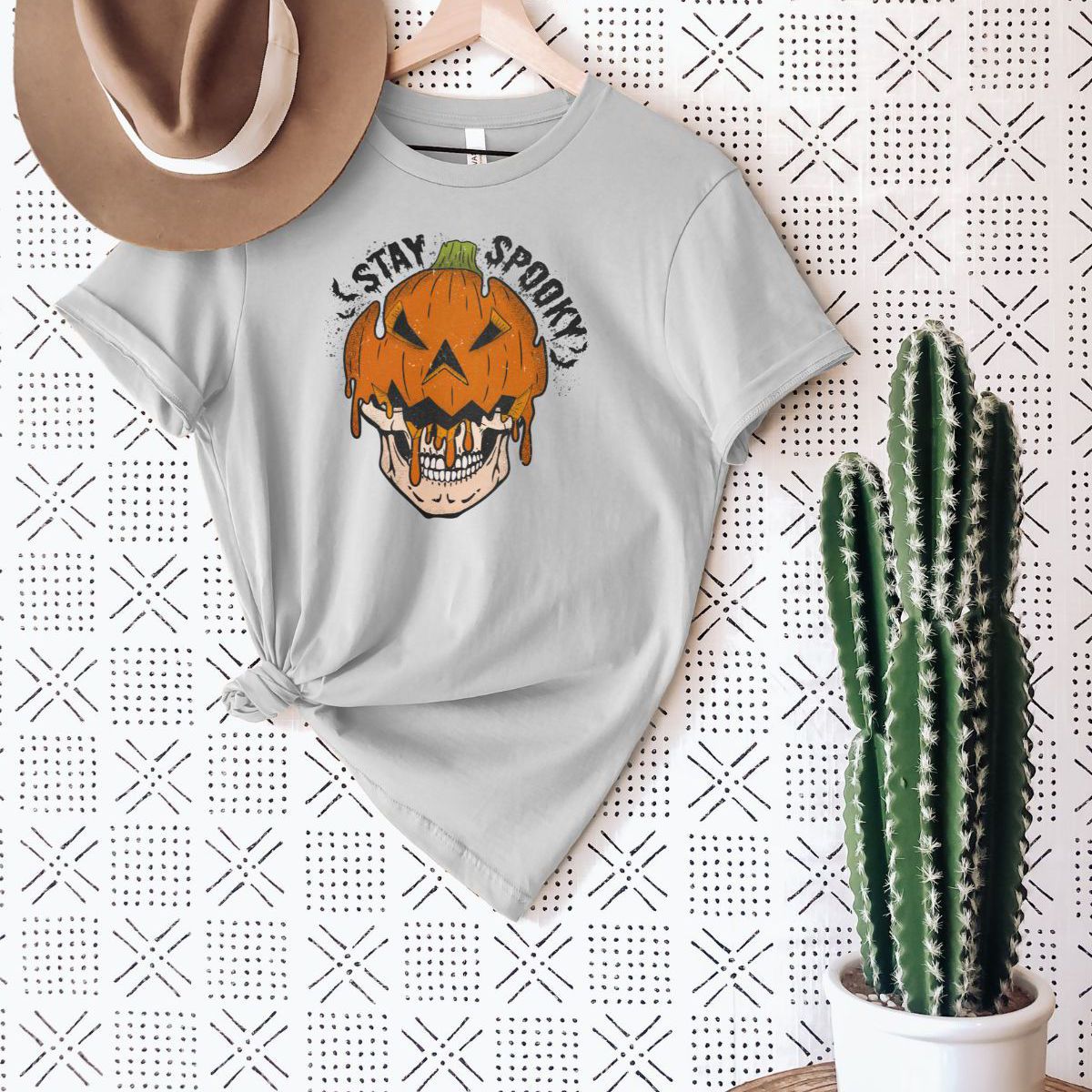 Pumpkin Skull Unisex T-Shirt Halloween