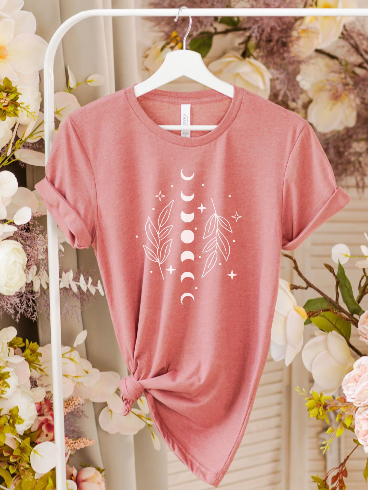 Moon Phase Women T-Shirt Casual