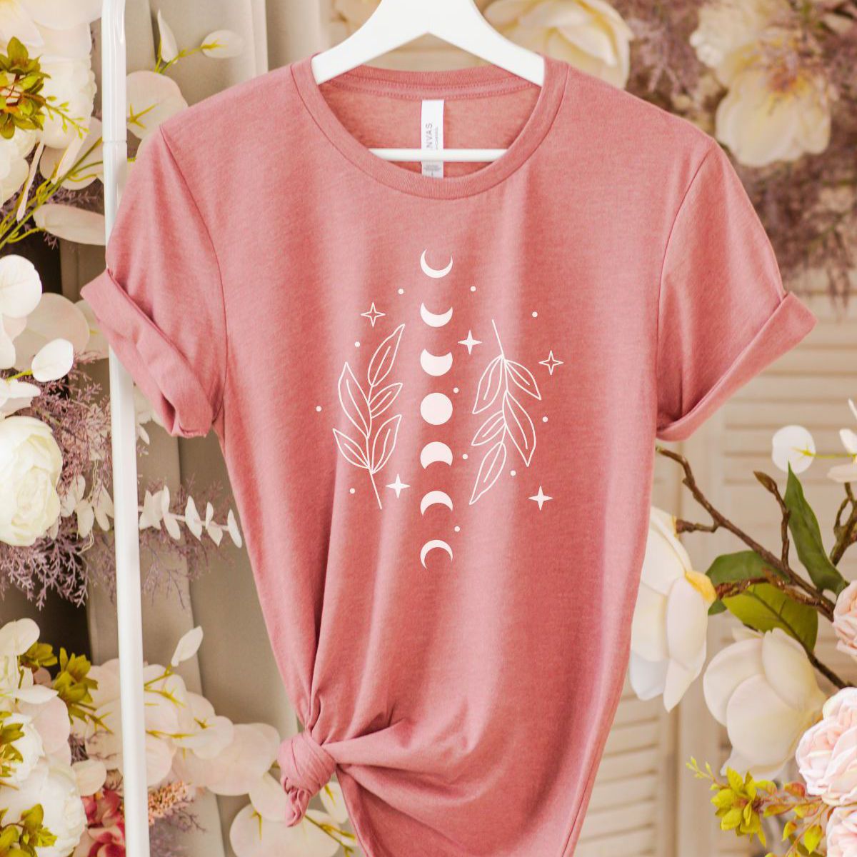 Moon Phase Women T-Shirt Casual