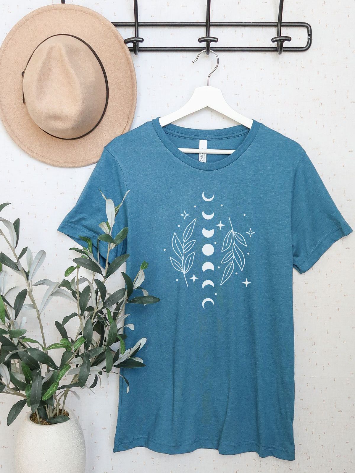 Moon Phase Women T-Shirt Casual
