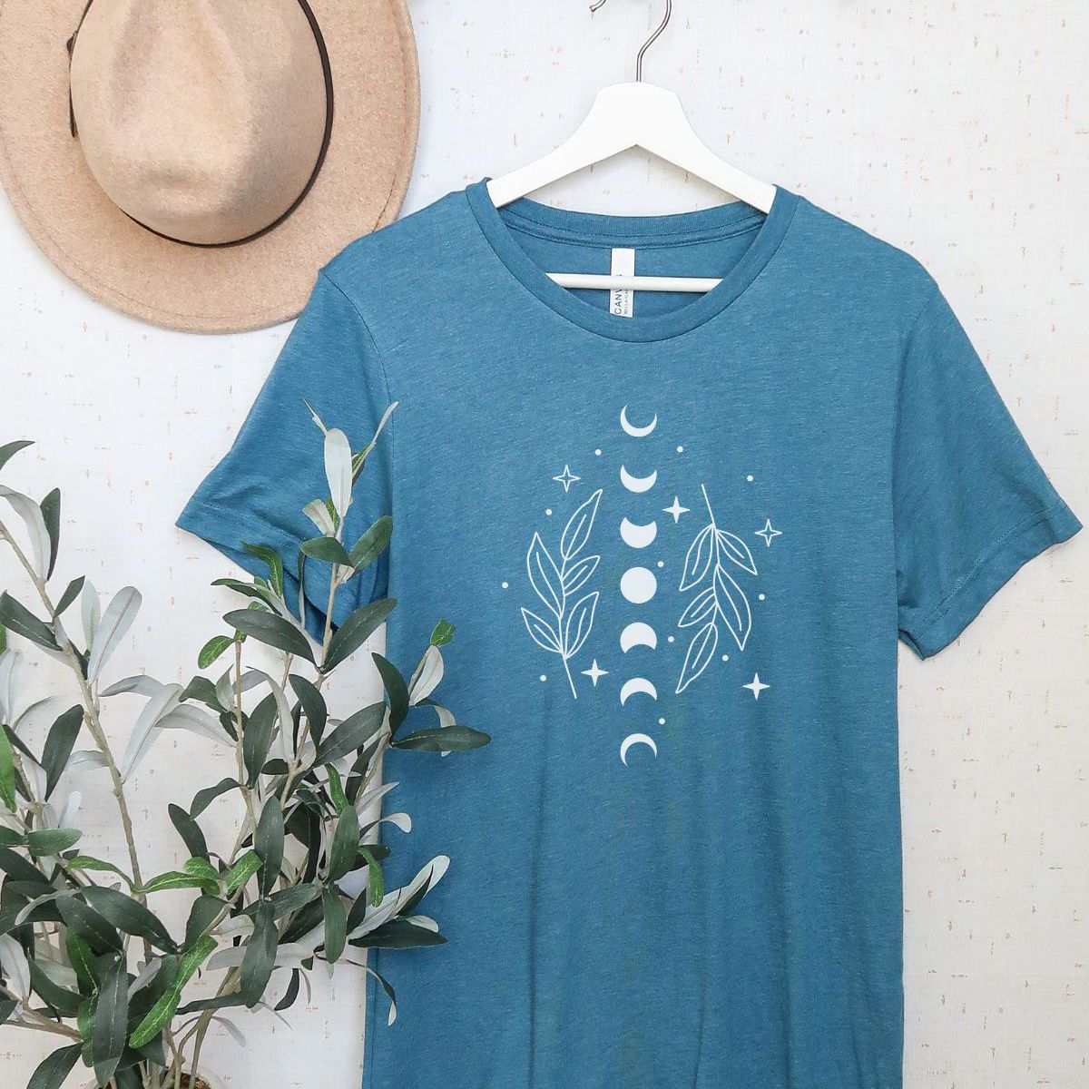 Moon Phase Women T-Shirt Casual