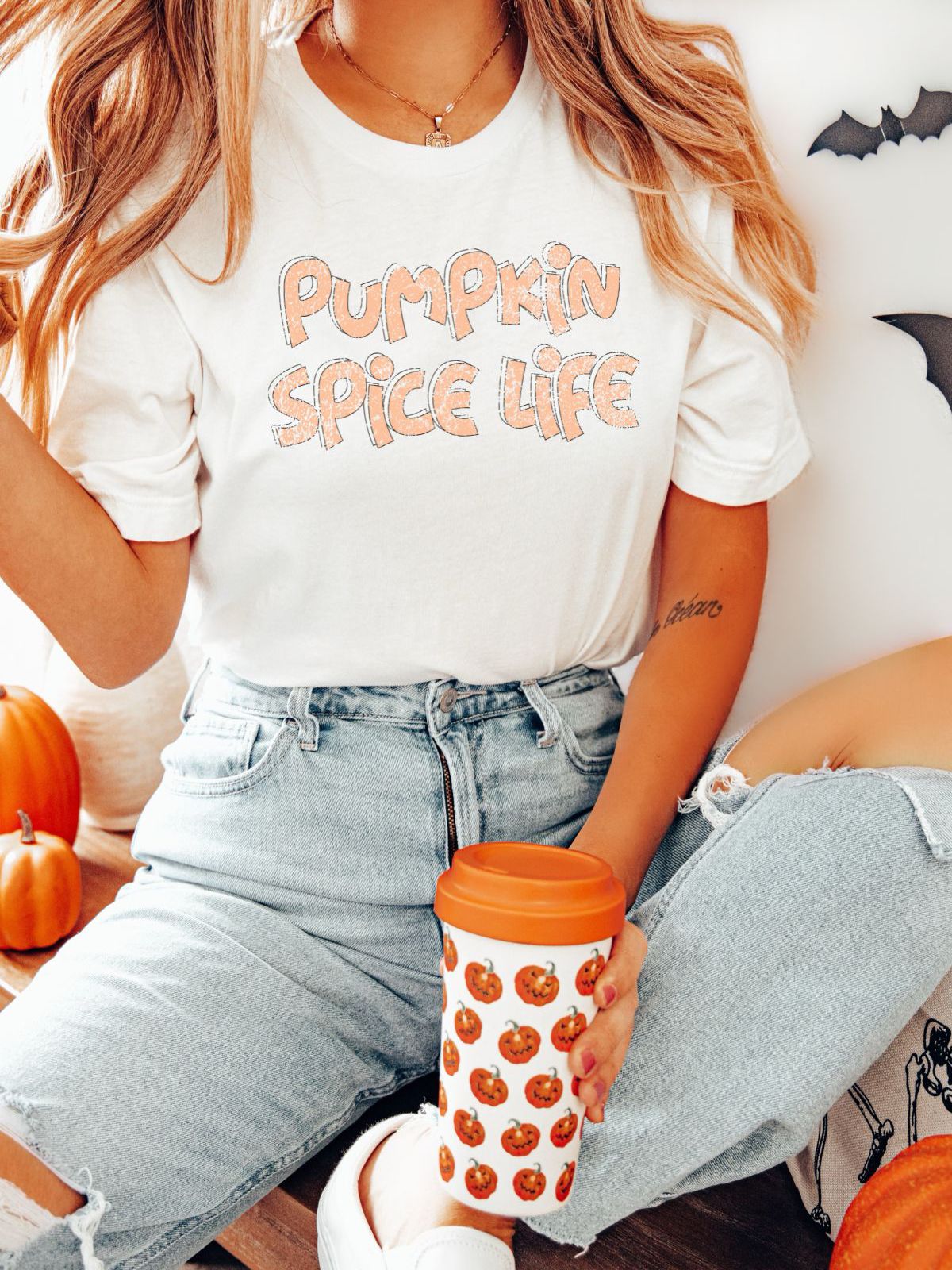 Pumpkin Spice Women'S T-Shirt Halloween