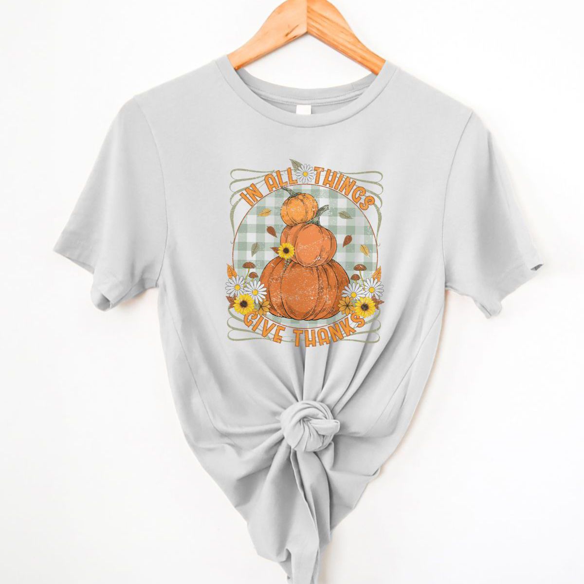 Pumpkin Womens T-Shirt Thanksgiving