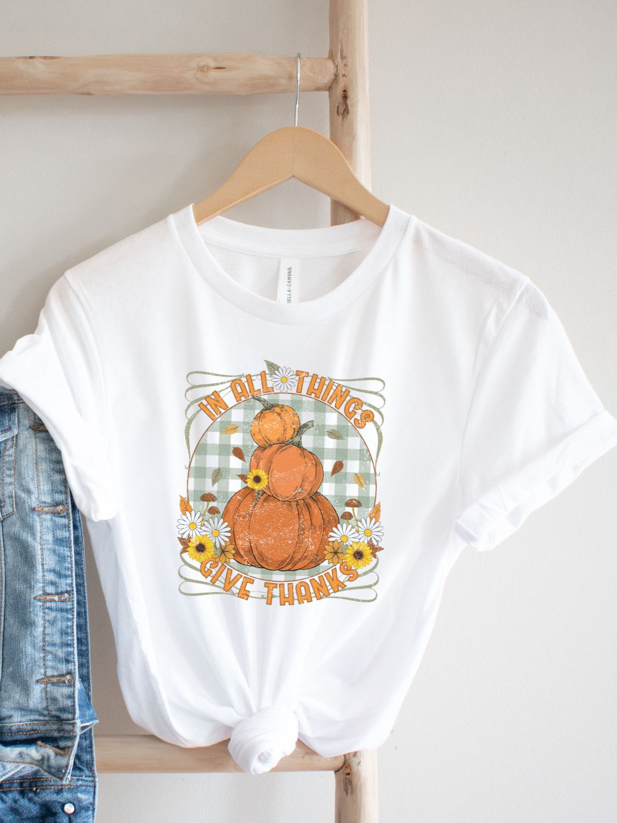 Pumpkin Womens T-Shirt Thanksgiving