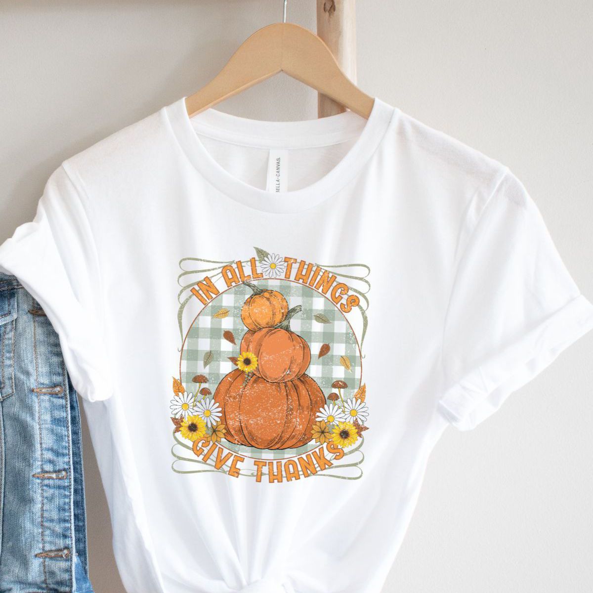 Pumpkin Womens T-Shirt Thanksgiving