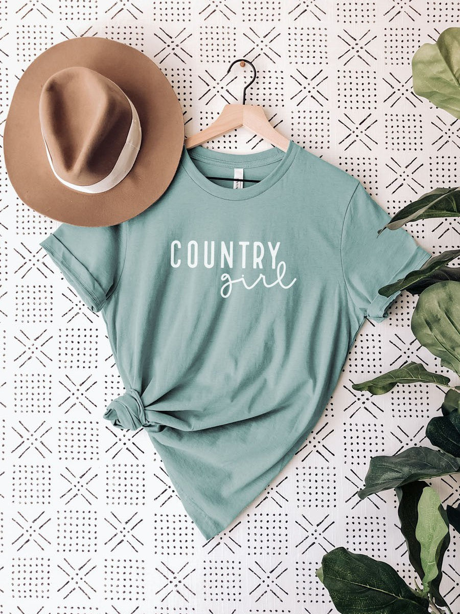 Country Girl Women'S T-Shirt Casual