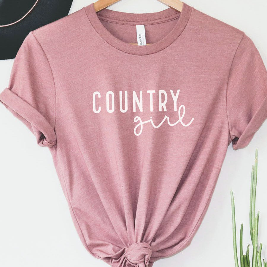 Country Girl Women'S T-Shirt Casual