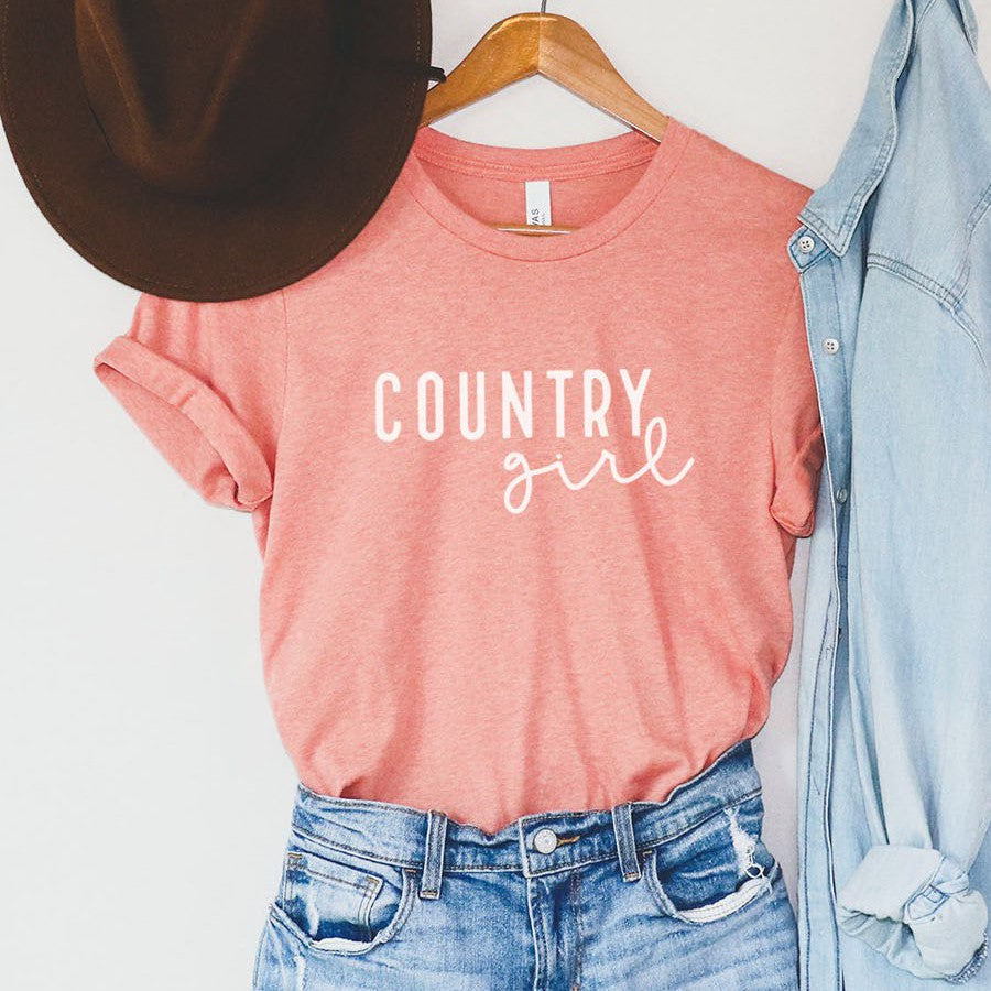 Country Girl Women'S T-Shirt Casual