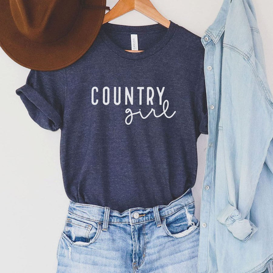 Country Girl Women'S T-Shirt Casual