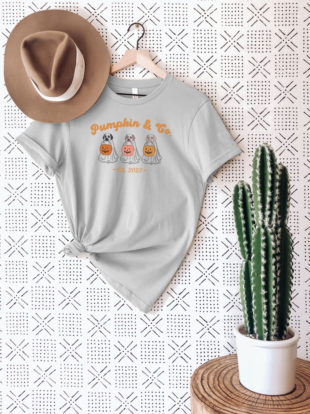 Pumpkin Dog Women's T-Shirt Halloween