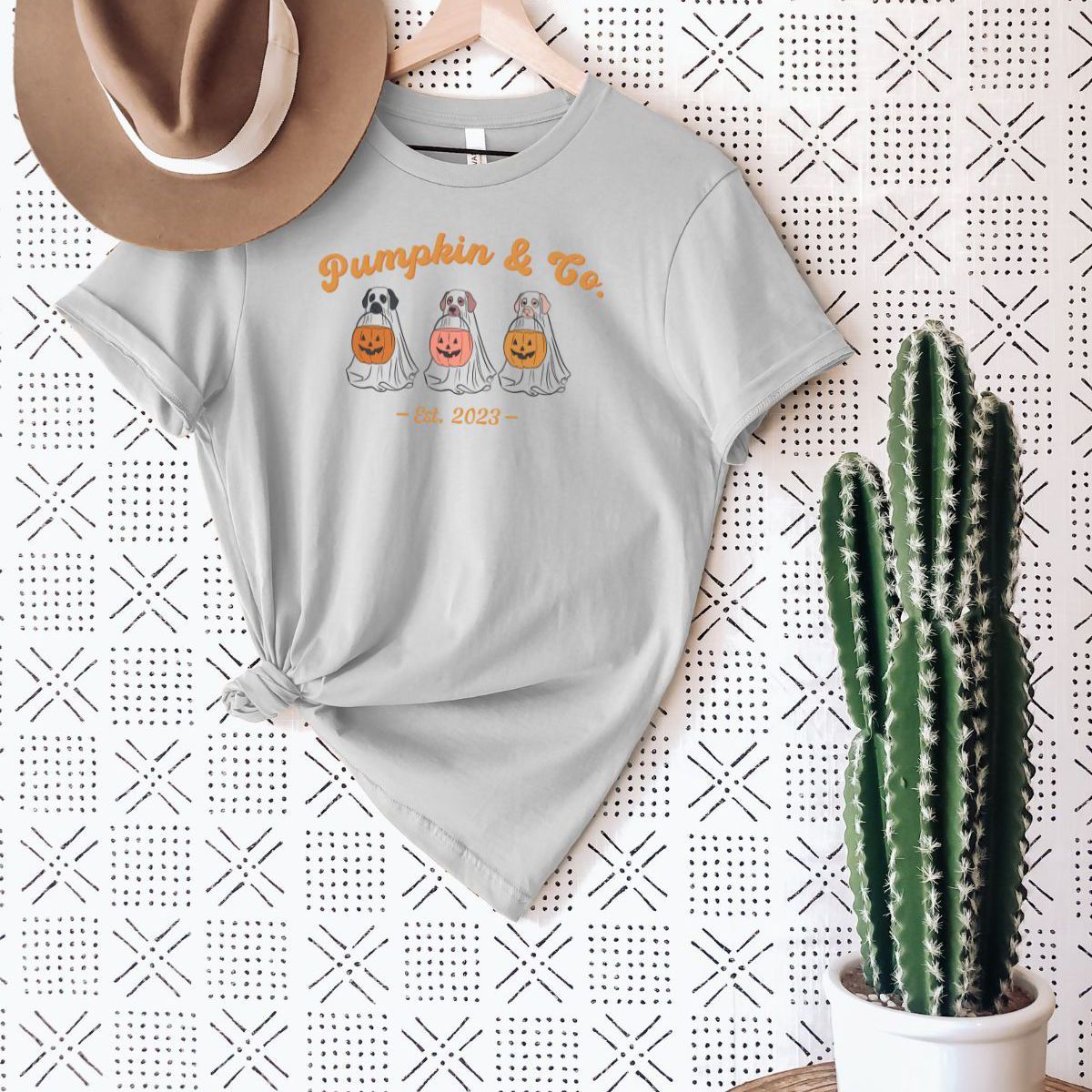 Pumpkin Dog Women's T-Shirt Halloween