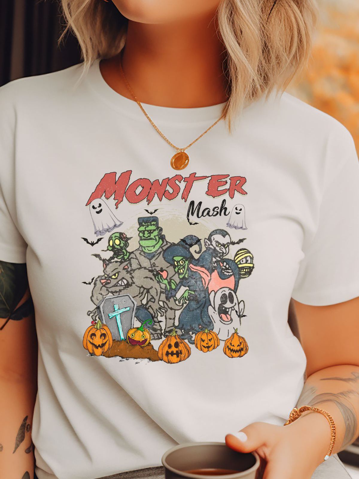 Monster Mash Women'S T-Shirt Halloween