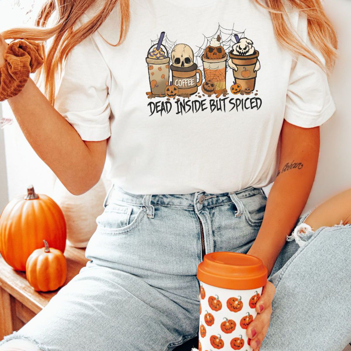 Spooky Coffee Women's T-Shirt Halloween
