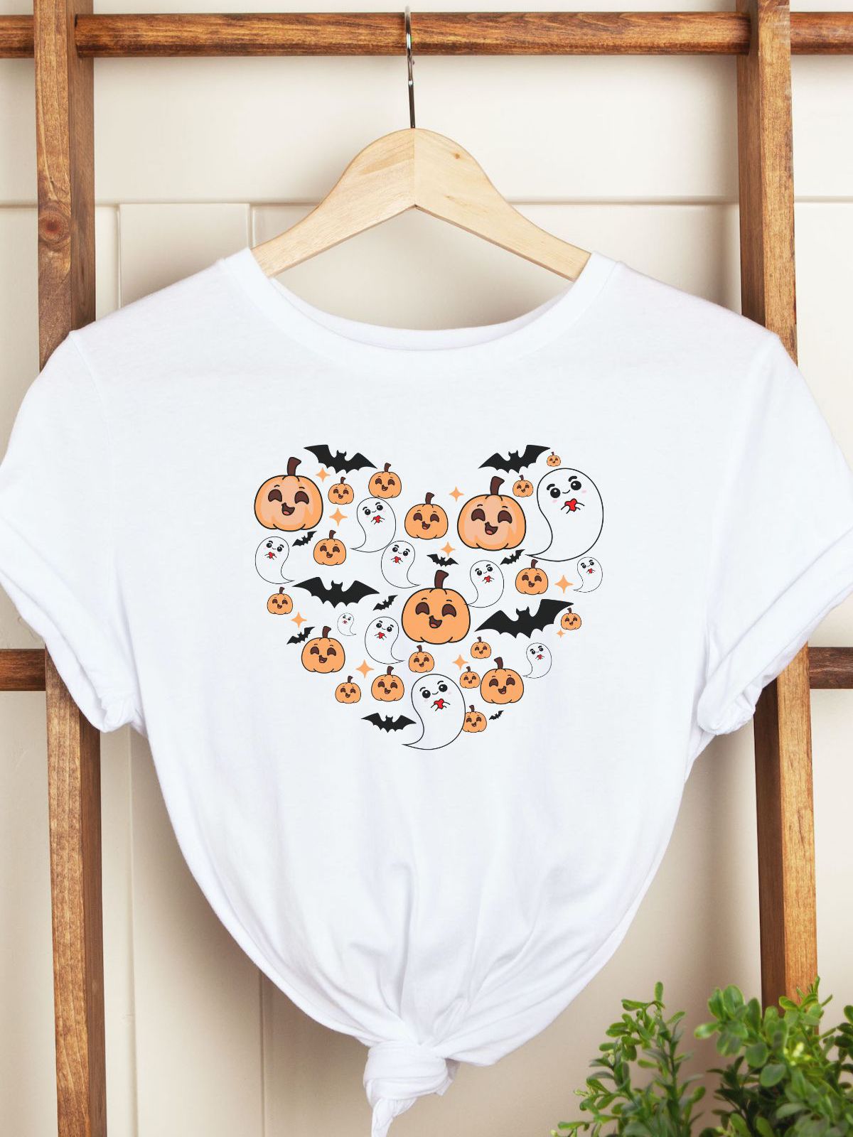 Ghost Pumpkin Women's T-Shirt Halloween