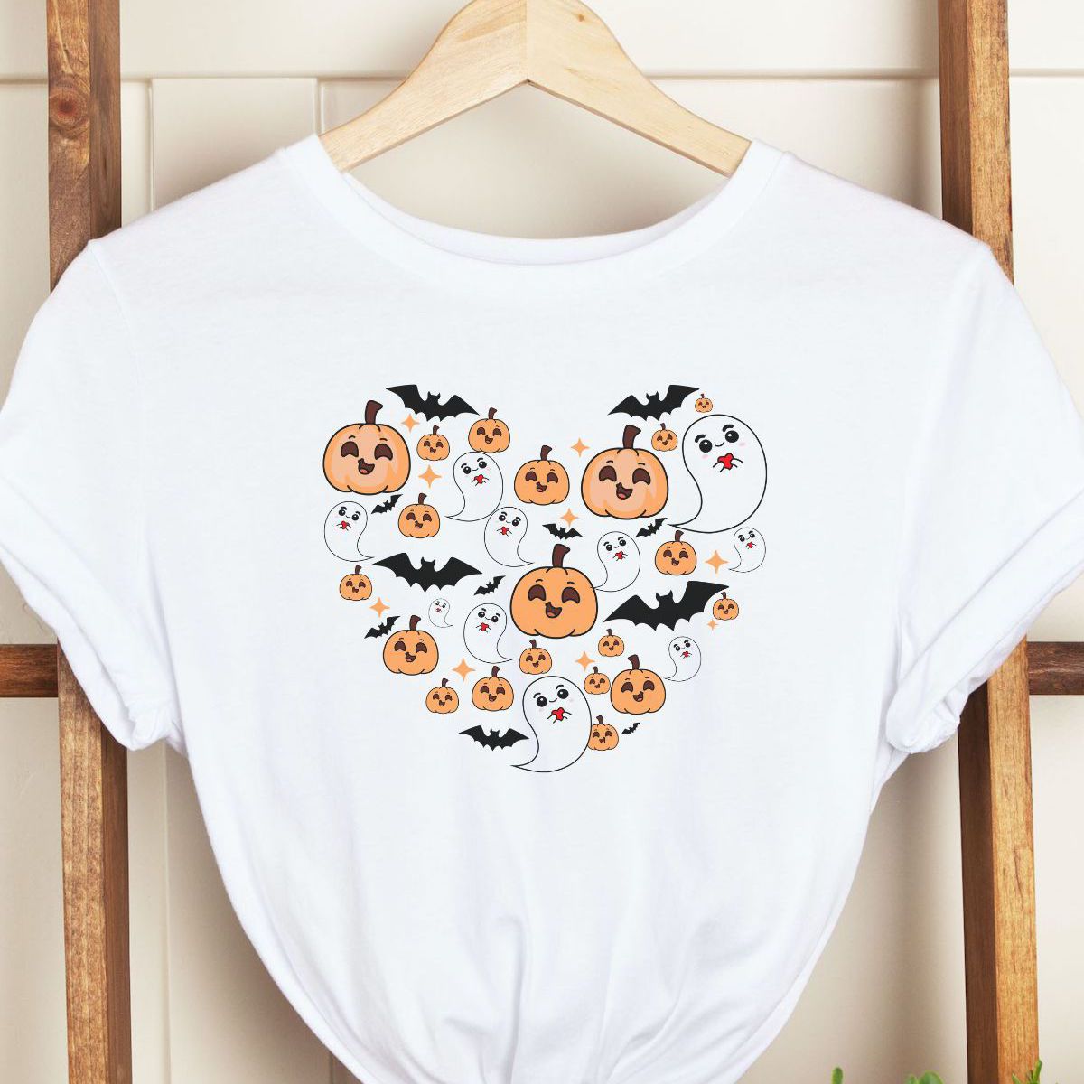 Ghost Pumpkin Women's T-Shirt Halloween