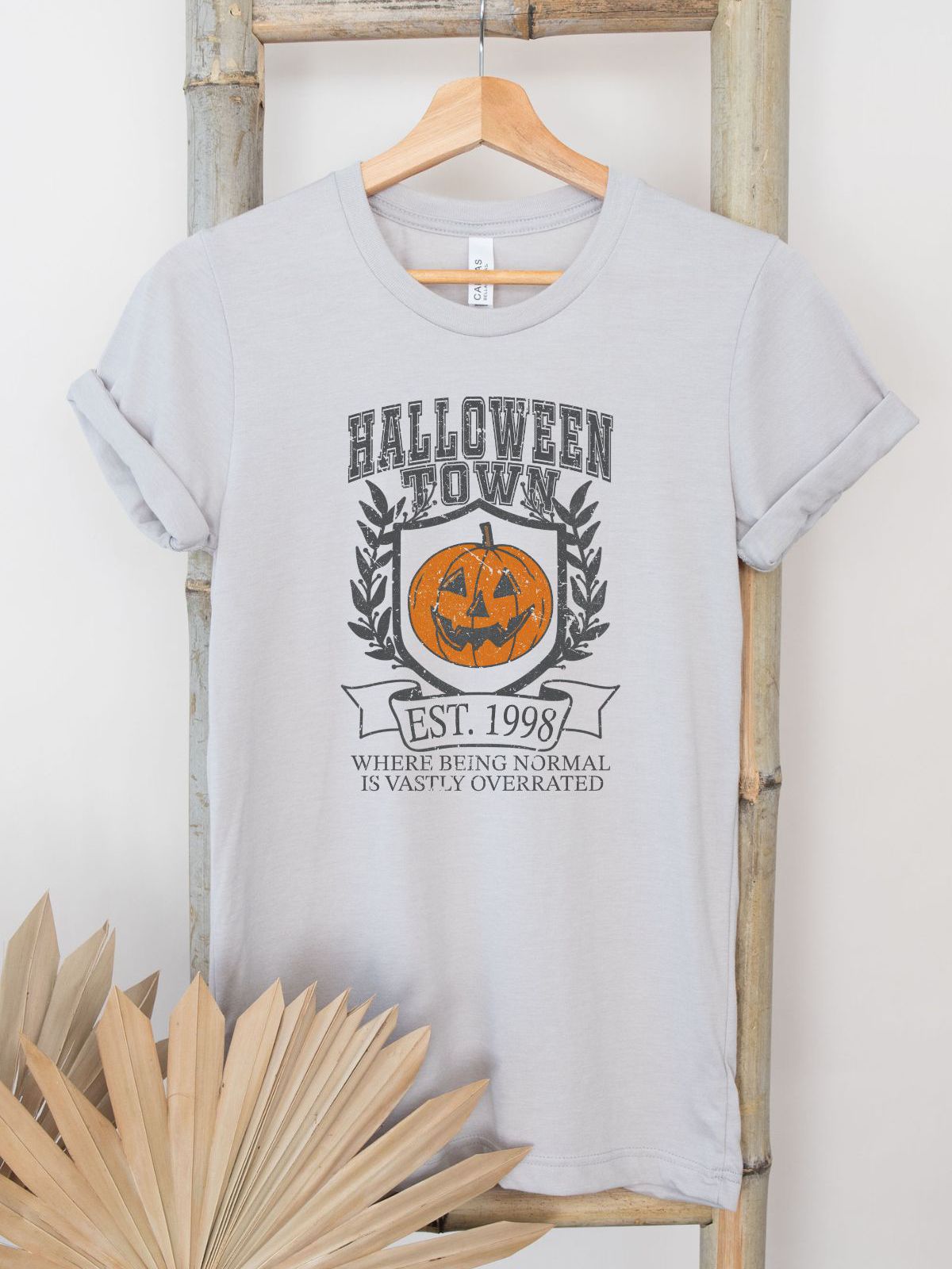 Halloween Pumpkin Womens T-Shirt Fall